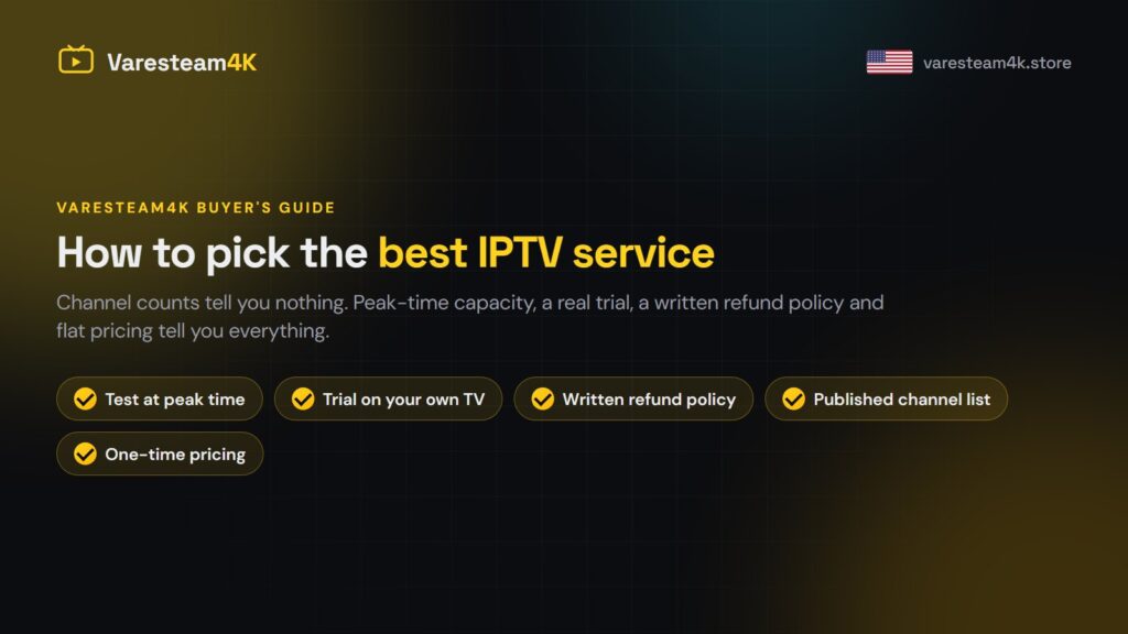 How to Pick the Best IPTV Service (Without Getting Burned)