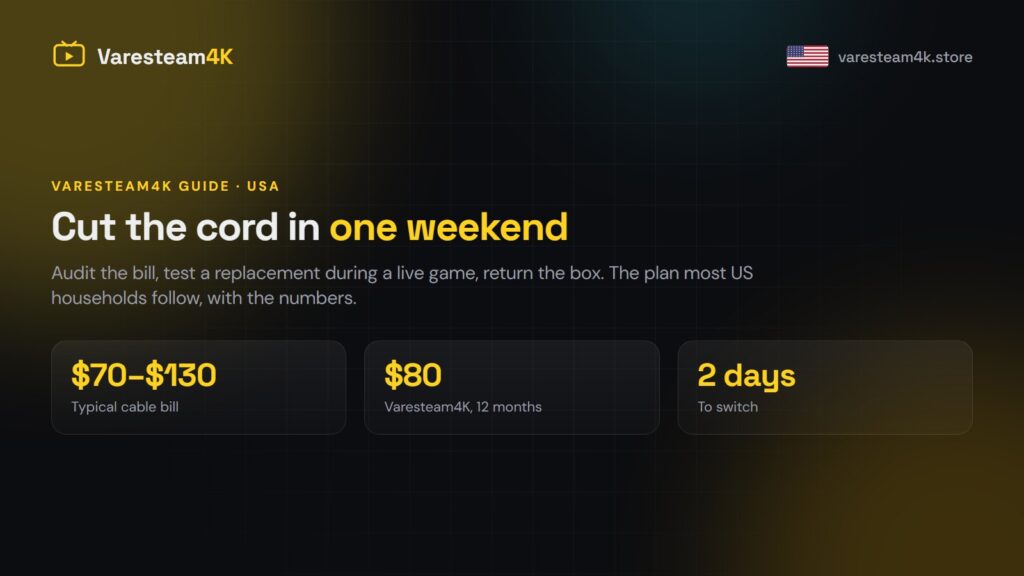 How to Cut the Cord in the USA: A Weekend Plan for 2026