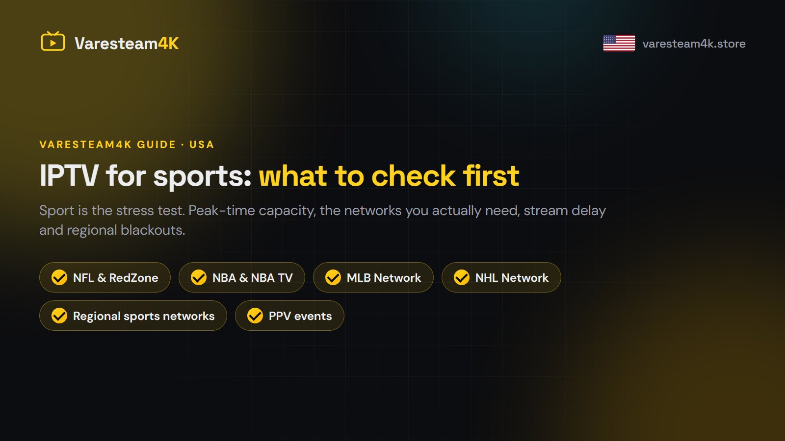 IPTV for Sports: What to Check Before You Buy