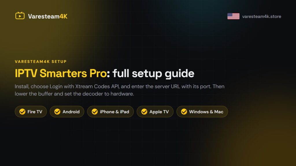 IPTV Smarters Pro: Full Setup Guide
